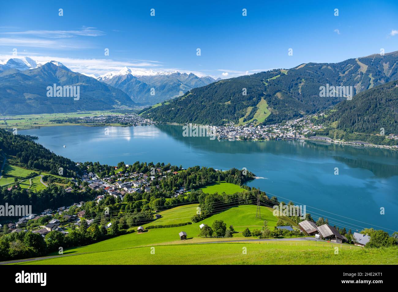 Sommer in den Alpen, Zell am See, Österreich, Europa Stockfoto