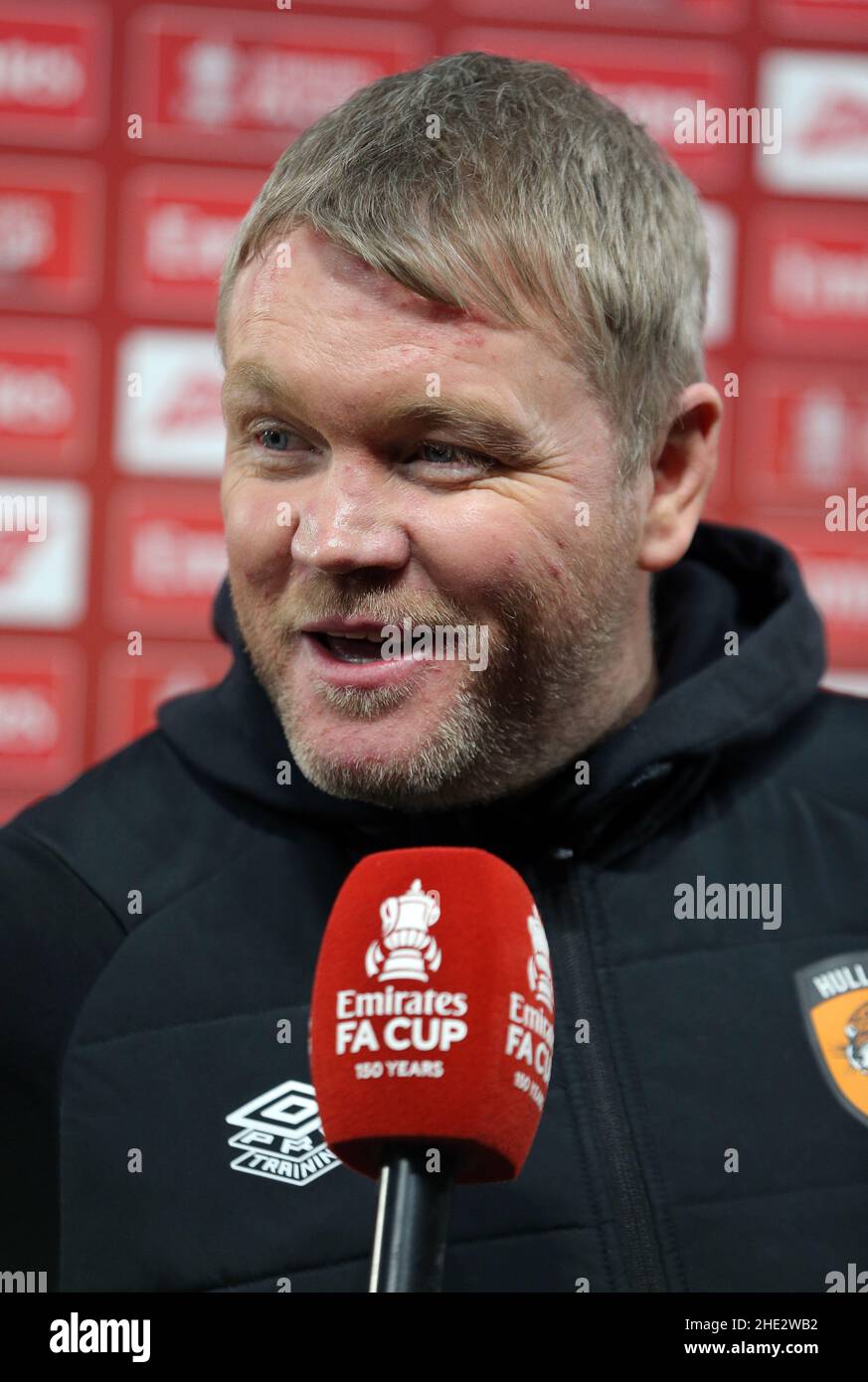 GRANT MCCANN, HULL CITY FC V EVETON FC, 2022 Stockfoto