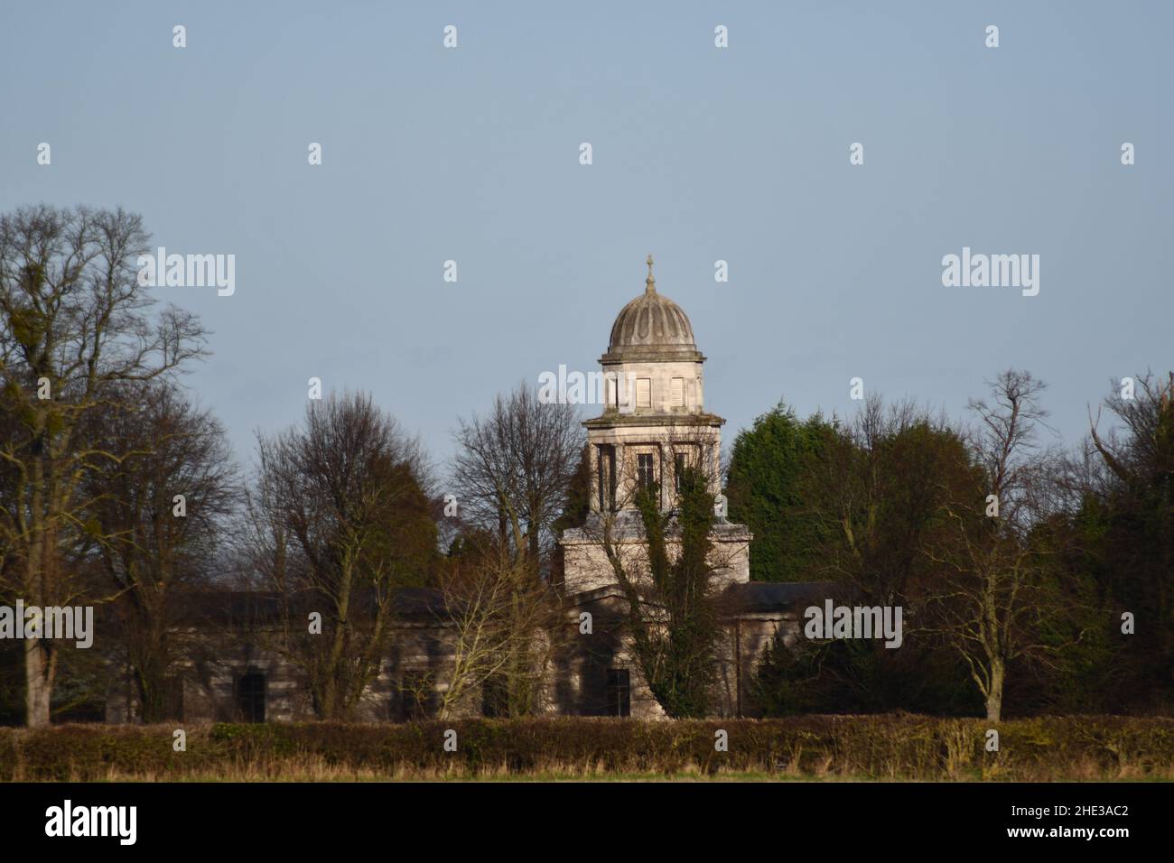 Das Mausoleum, erbaut für den vierten Herzog von Newcastle zu Ehren seiner Frau Georgiana Elizabeth, erbaut 1822, Milton, West Markham, Nottinghamshire Stockfoto