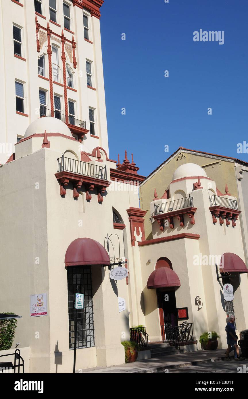 ST. AUGUSTINE / FLORIDA / USA - 05. 2017.- älteste Stadt Amerikas gegründet von Pedro Menendez de Aviles in 1565 Reisen tourisim historischen Orten . (Foto: Francis Dean/Dean Picturs) Stockfoto