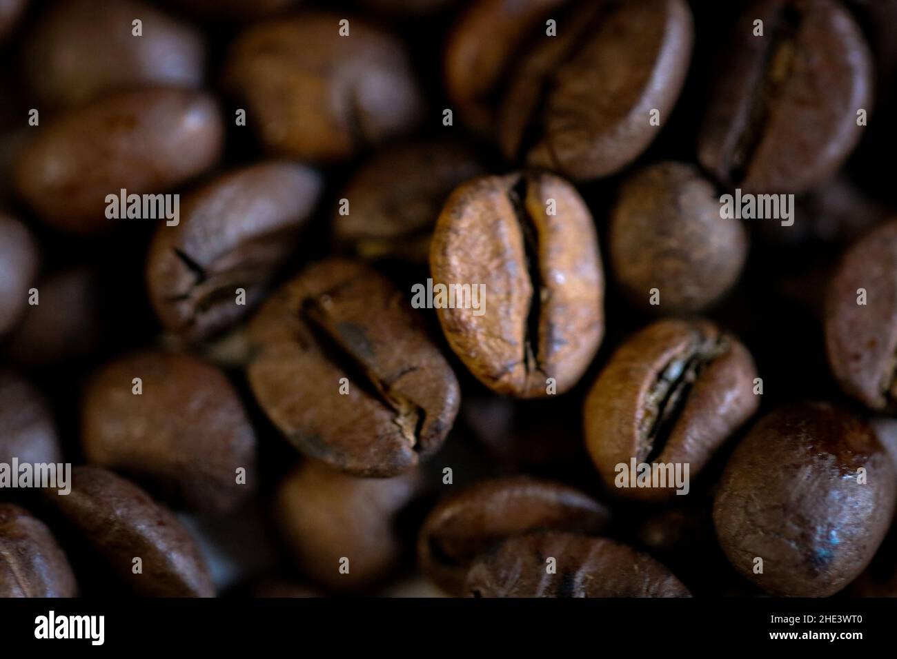 Kaffee Bohnen Stockfoto