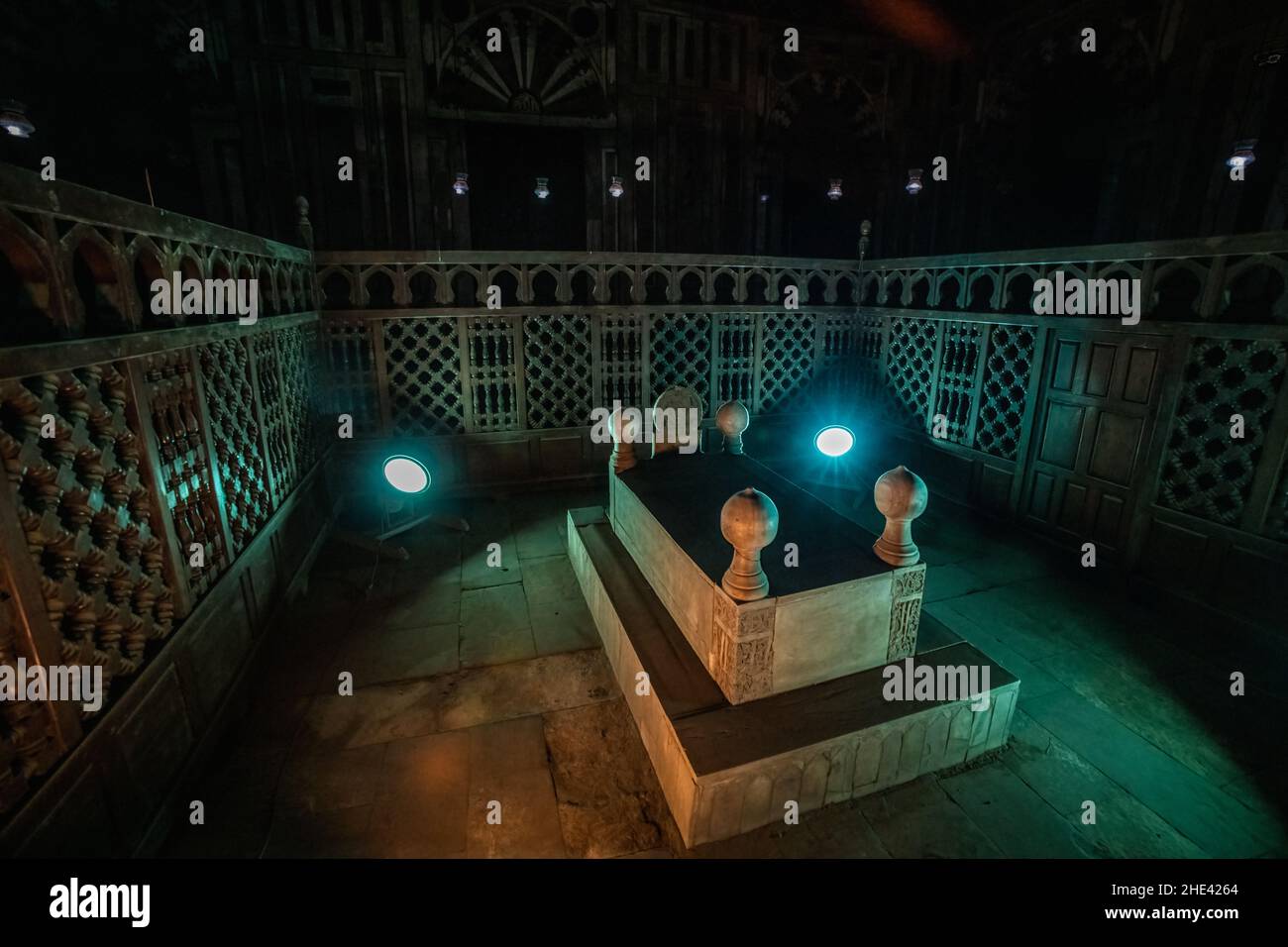 Das Mausoleum in der Moschee Madrasa von Sultan Hassan, einem