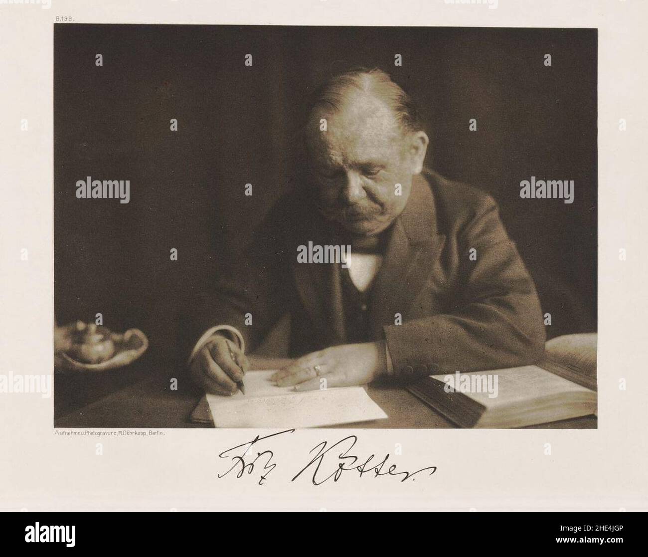 Rudolf Dührkoop - Fritz Kötter (1907) Stockfoto