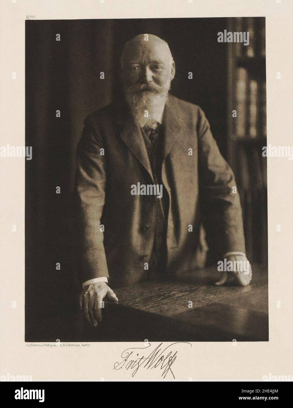 Rudolf Dührkoop - Fritz Wolff (1907) Stockfoto