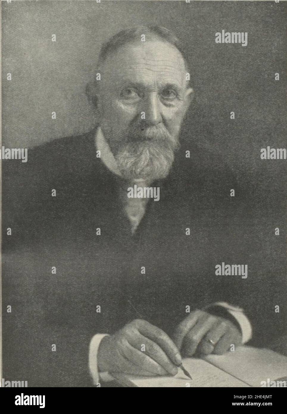 Rudolf Dührkoop Carl Spitteler. Stockfoto