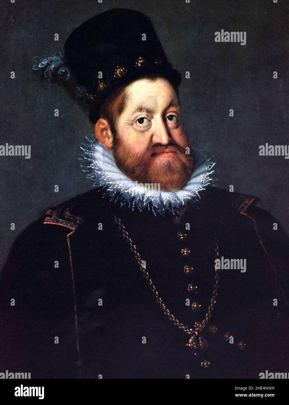 Rudolph II., Kaiser des Heiligen Römischen Reiches. Stockfoto