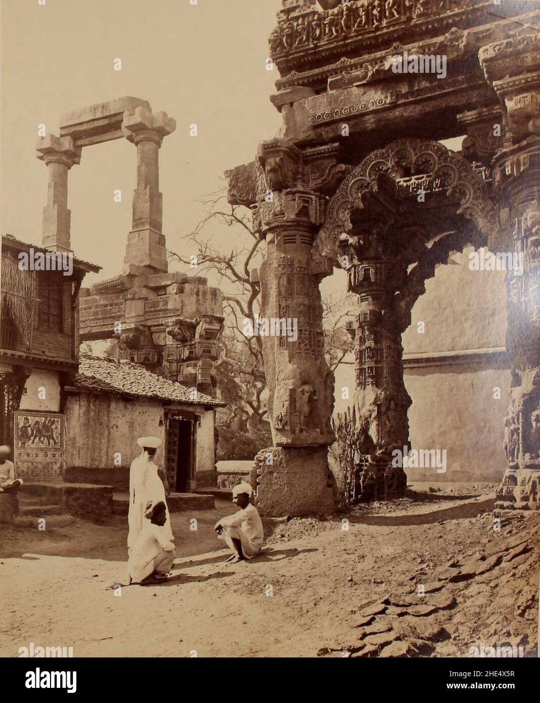 Ruinen von Rudra Mahalaya bei Siddhapur Gujarat Indien. Stockfoto