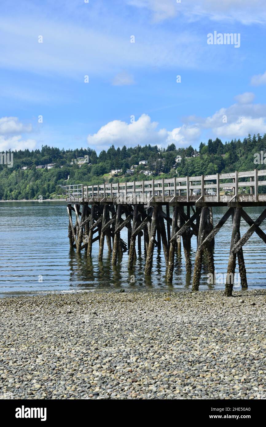 Wunderschöne Bainbridge Island, Washington Stockfoto