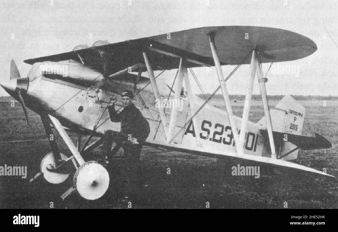 Russell L Maughan 1923: Überlandflug. Stockfoto