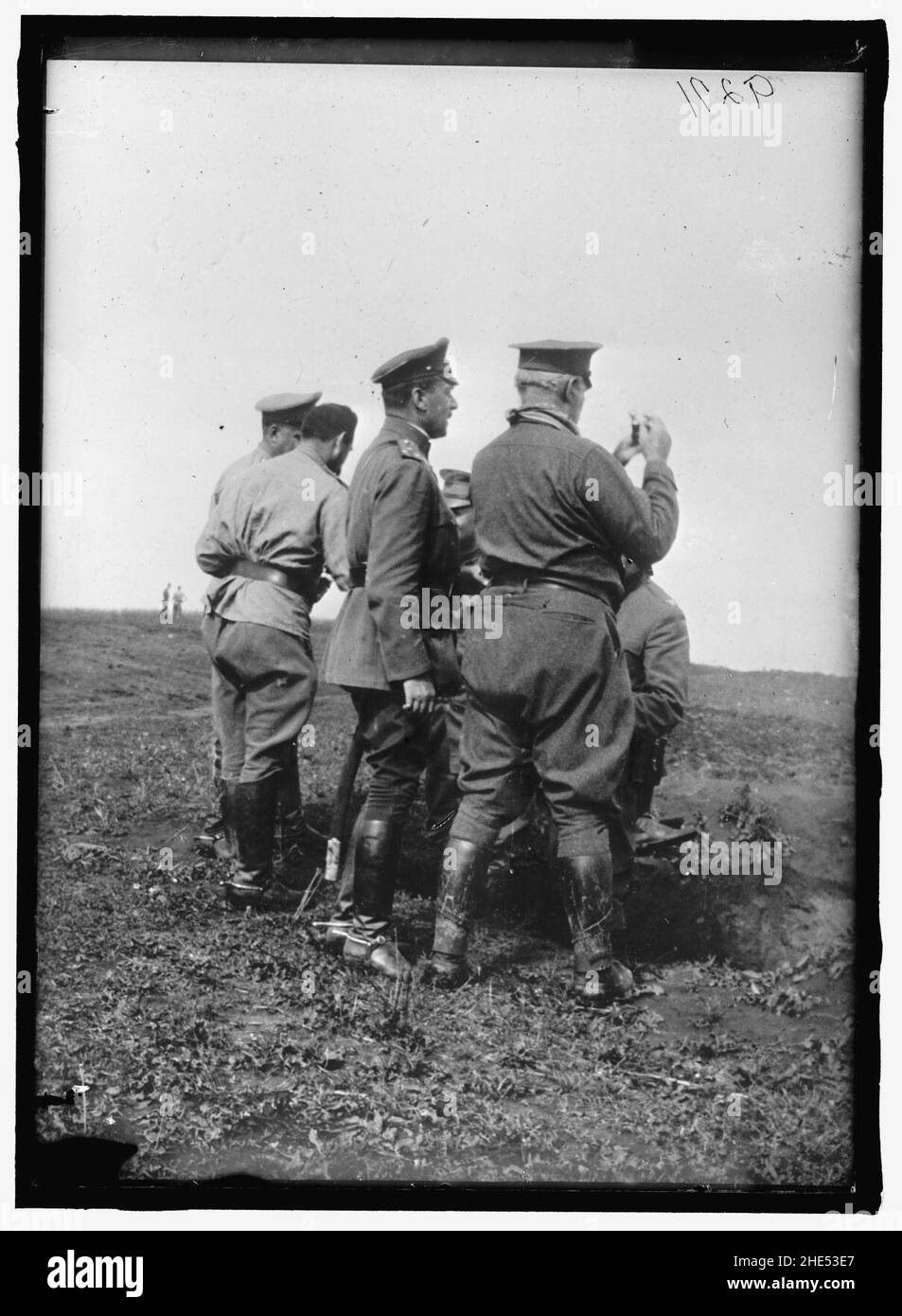 Russland Krieg Bilder. Allgemeine SCOTT an der östlichen Front Stockfoto