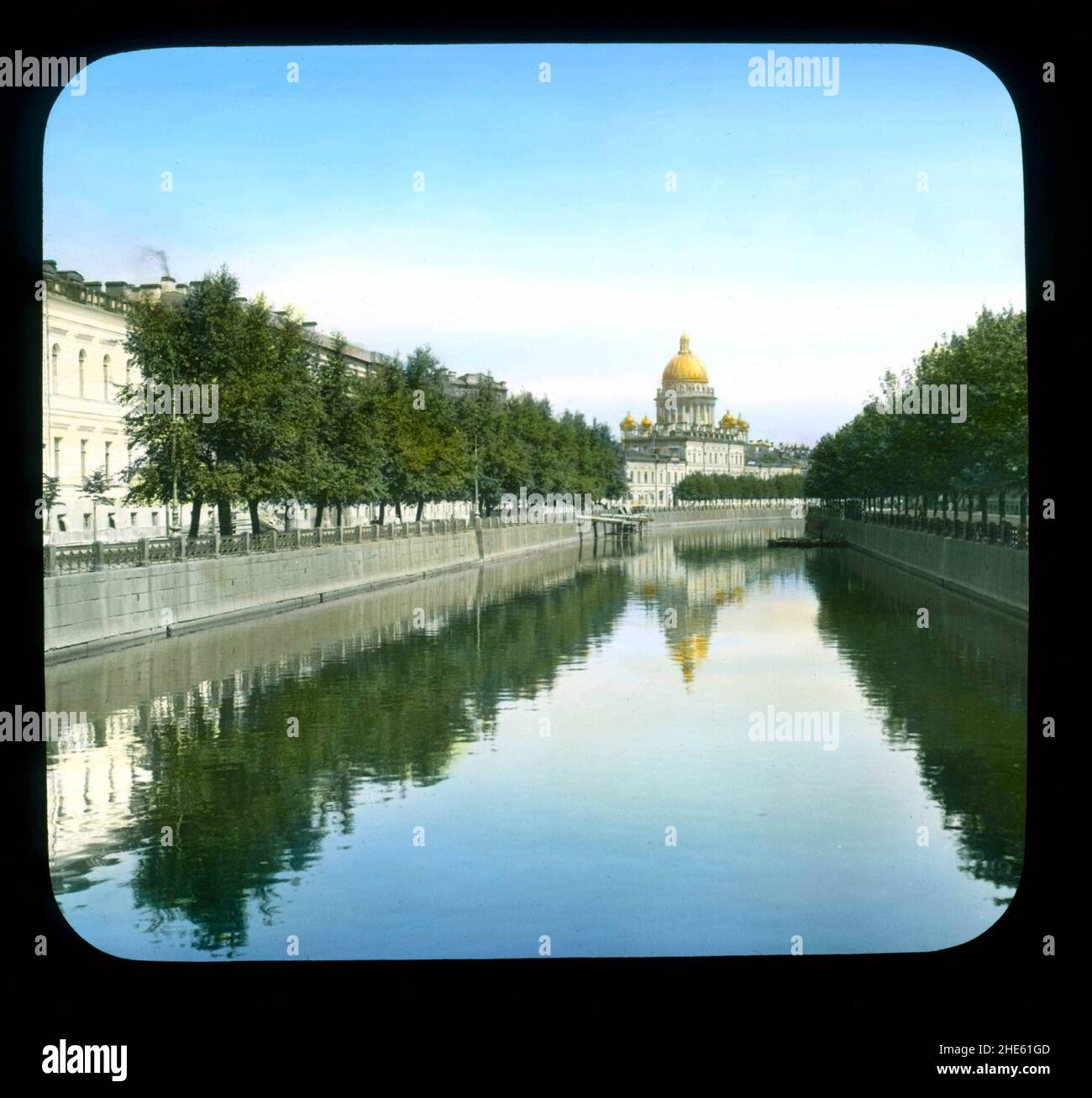 Sankt Petersburg. Isaakskathedrale Fernsicht vom Yusupov-Palast. Stockfoto