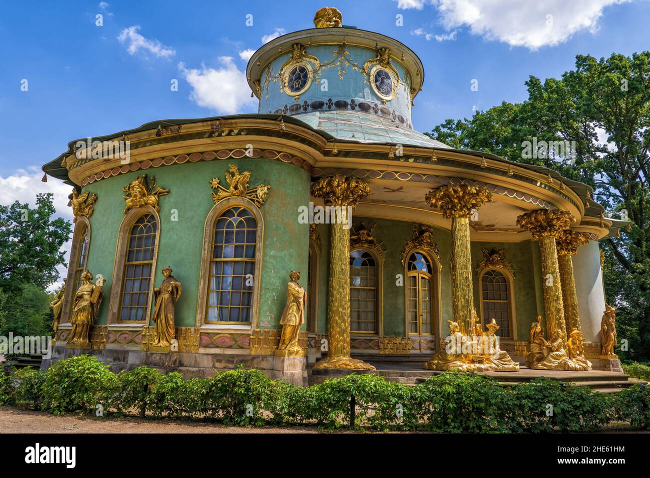 Chinesisches Haus im Sanssouci Park in Potsdam, Brandenburg