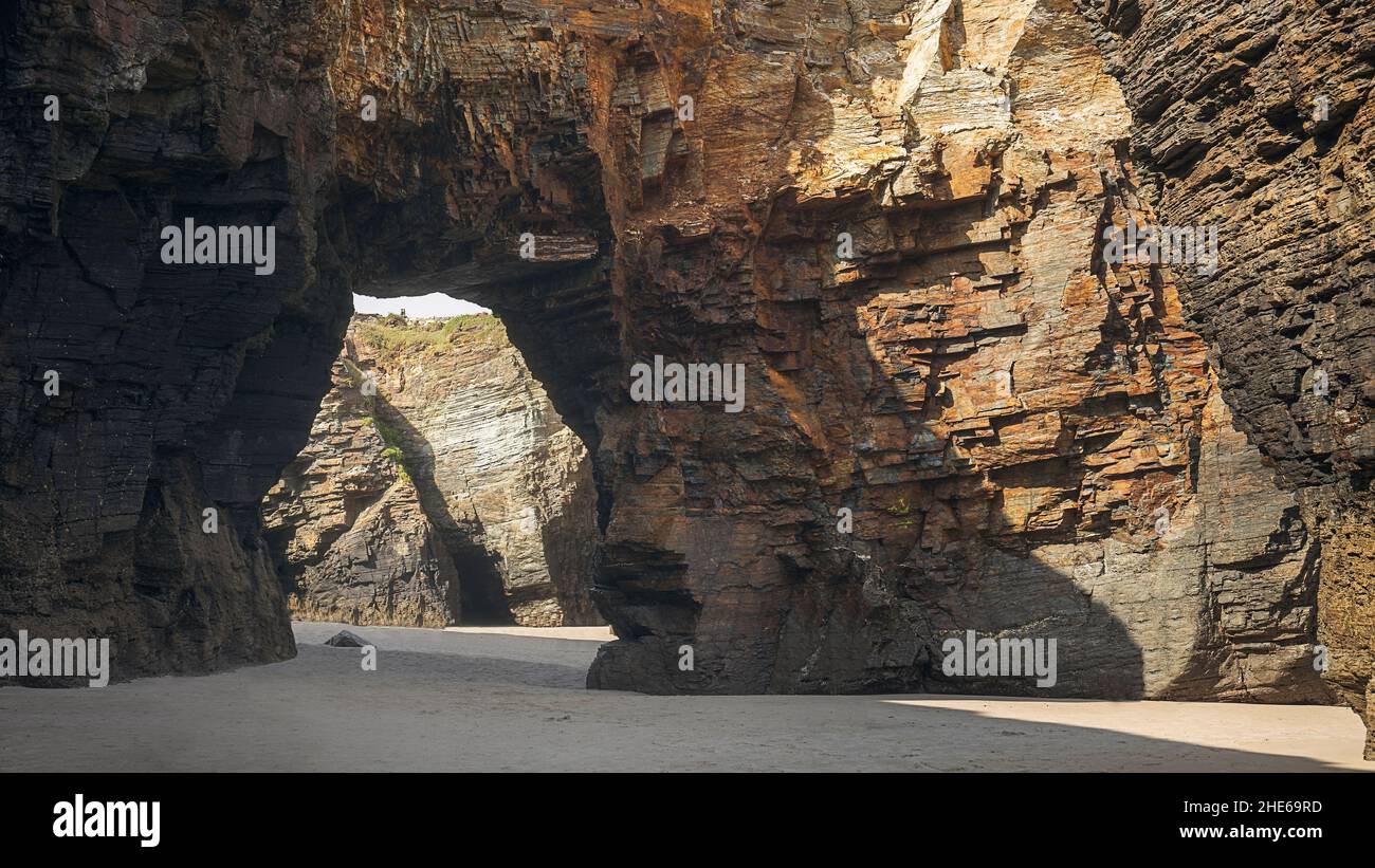Cathedral Beach in Galicien, an der Nordwestküste Spaniens Stockfoto