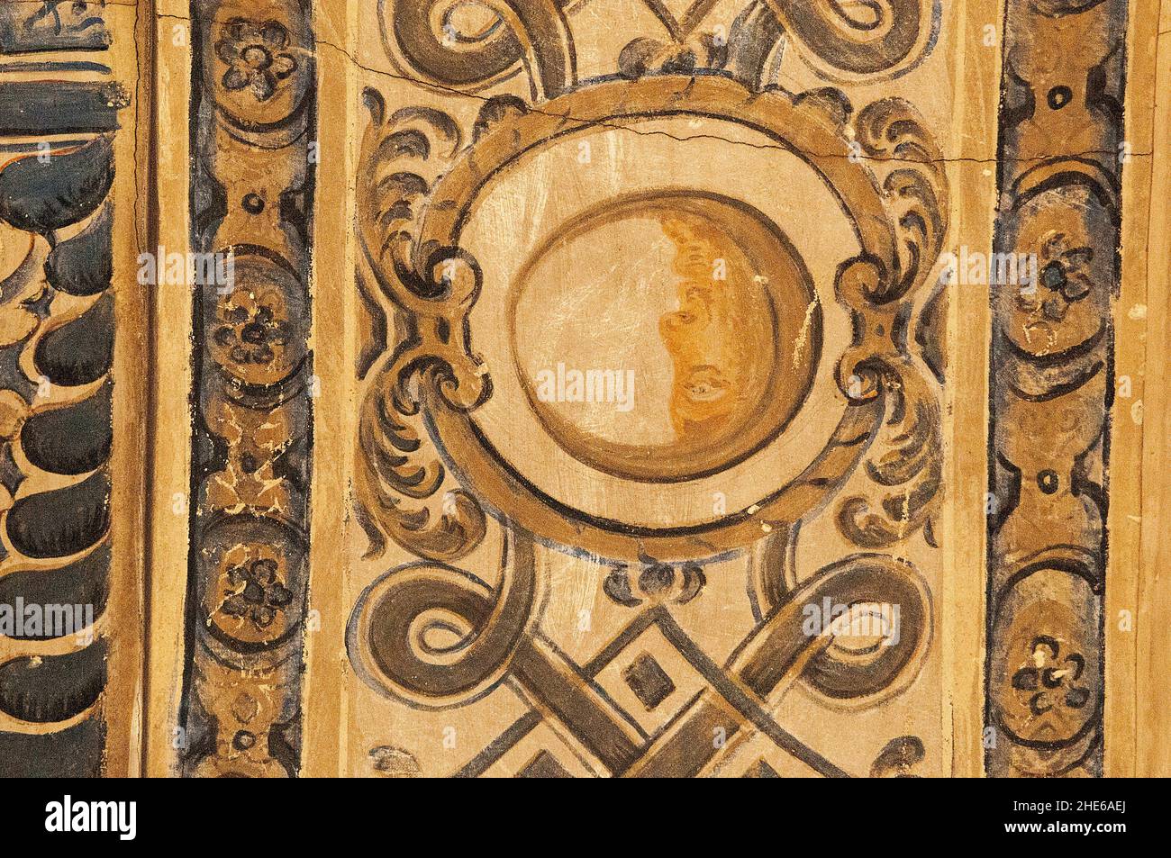 Gemälde in der Kirche San Anton de Baza, Granada. Stockfoto