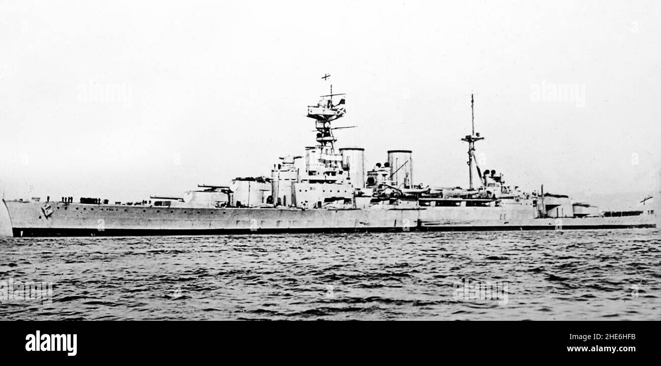 HMS Hood, Royal Navy, Anfang 1990s Stockfoto