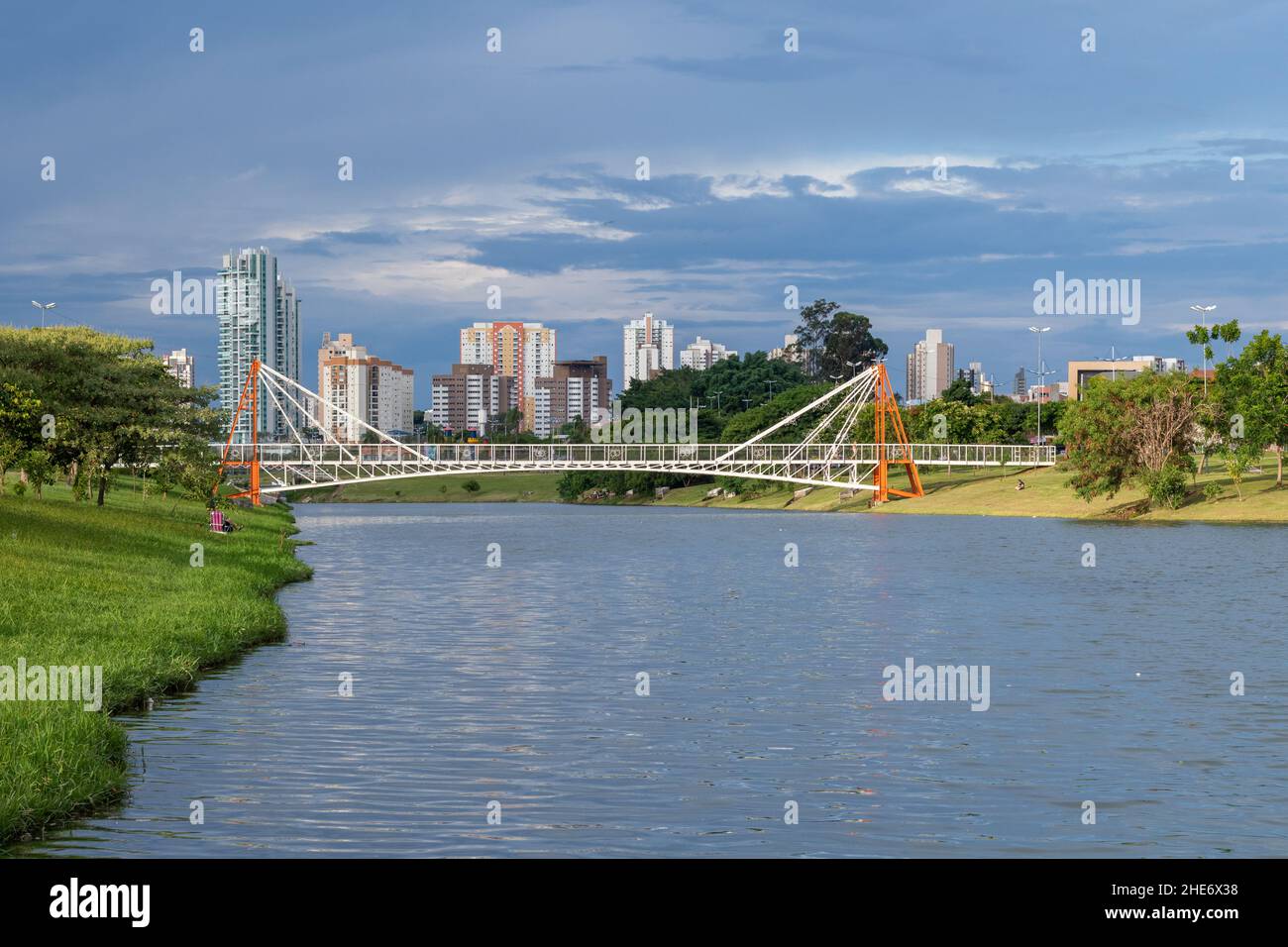 Szenen aus dem ökologischen Park der Stadt Indaiatuba im Inneren des Bundesstaates Sao Paulo Brasilien Stockfoto