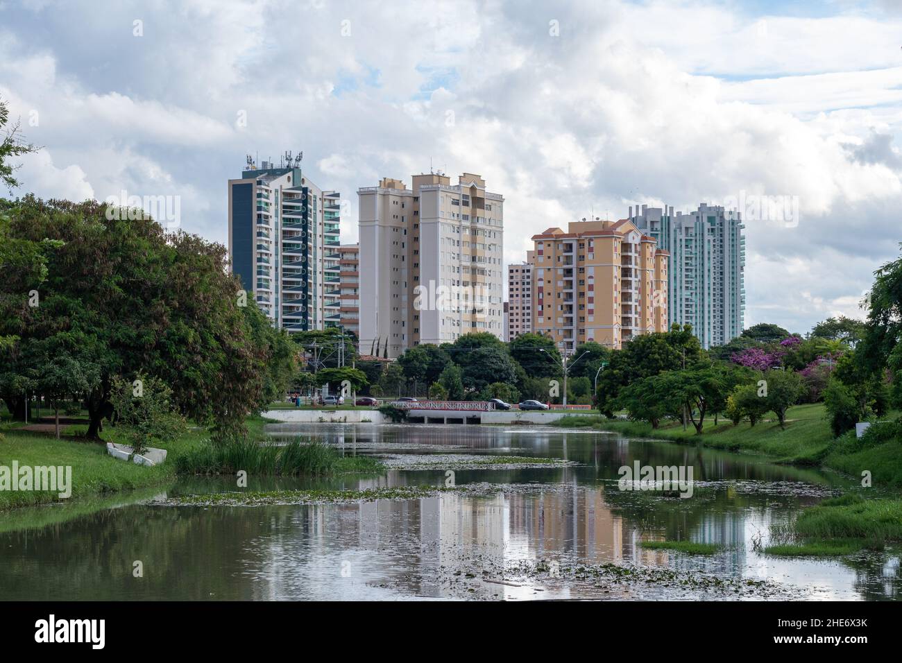 Szenen aus dem ökologischen Park der Stadt Indaiatuba im Inneren des Bundesstaates Sao Paulo Brasilien Stockfoto
