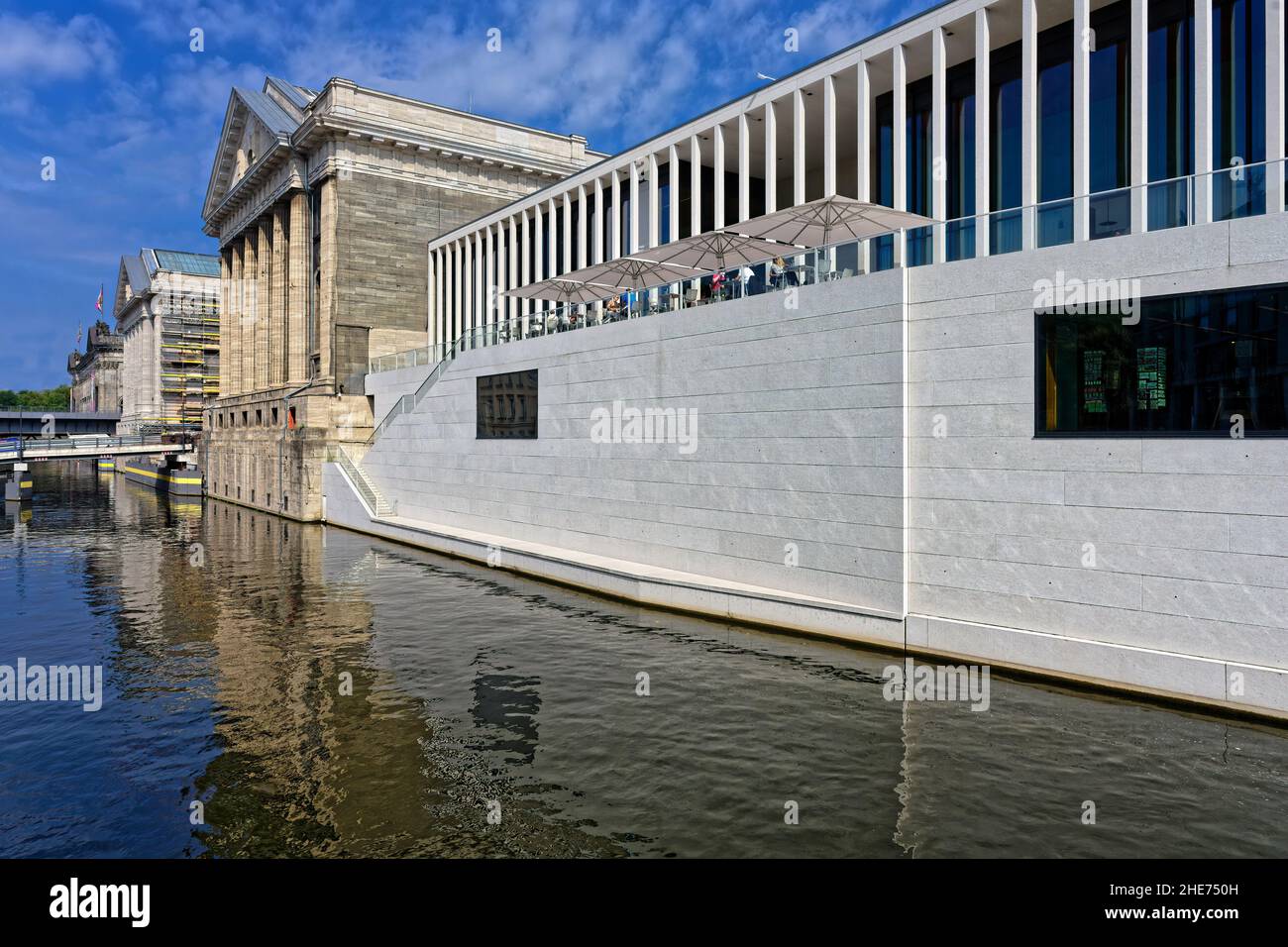 Pergamon Museum und James Simon Galerie, Museumsinsel, Berlin Mitte, Berlin, Deutschland Stockfoto