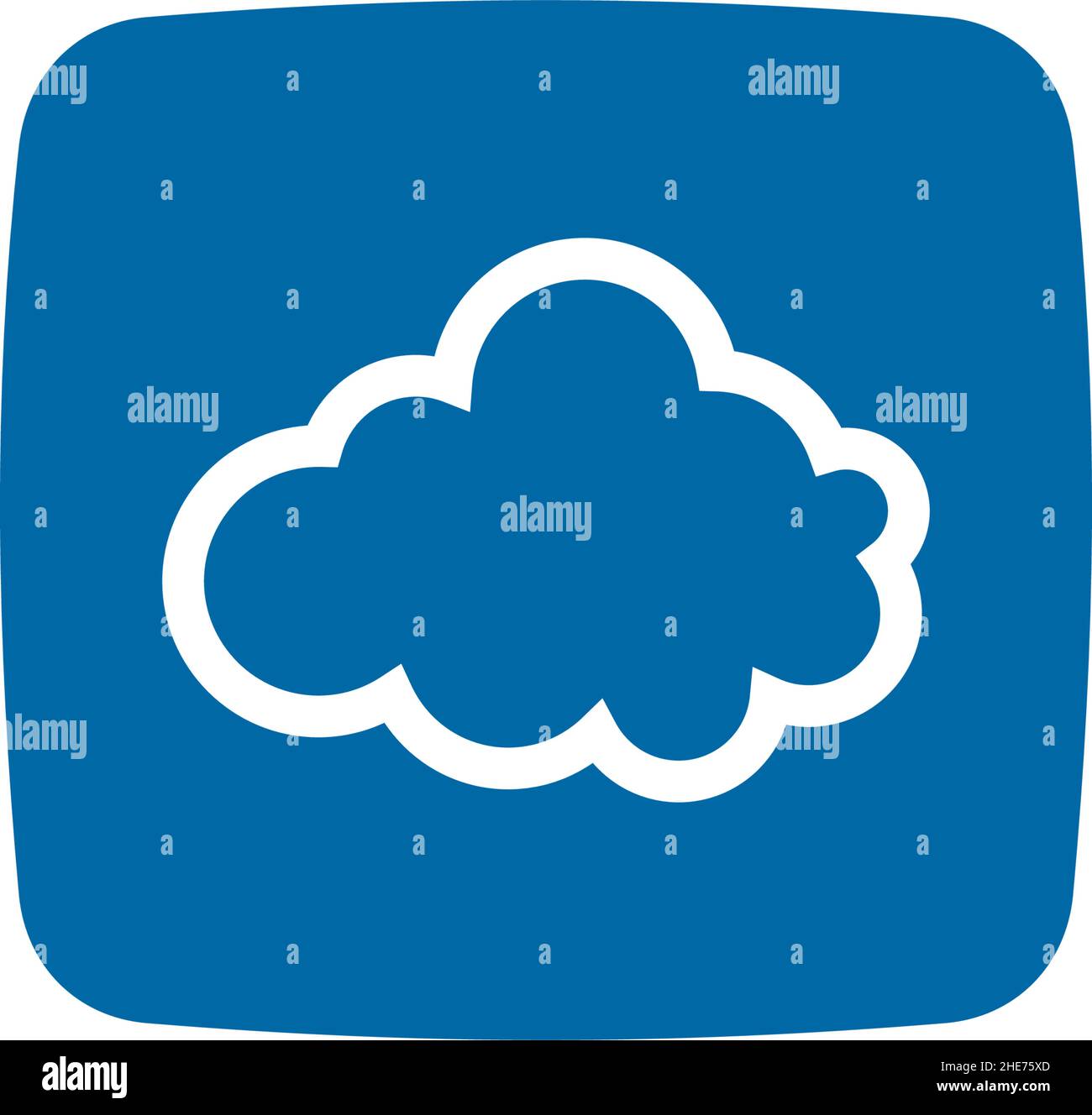 Home Cloud Daten Service Unternehmen Vektor Logo Design Stock Vektor