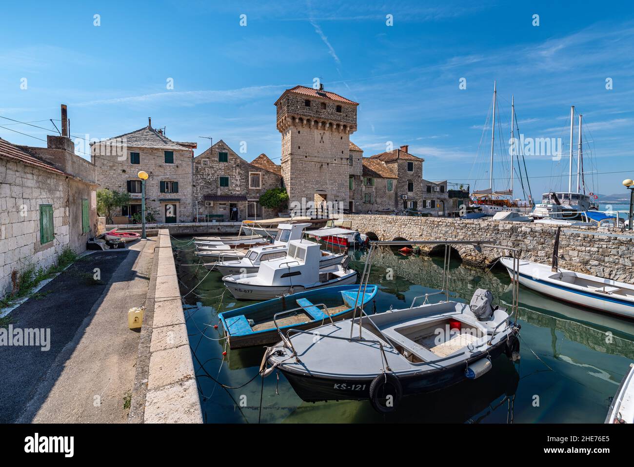 Kaštel Gomilica Stockfoto