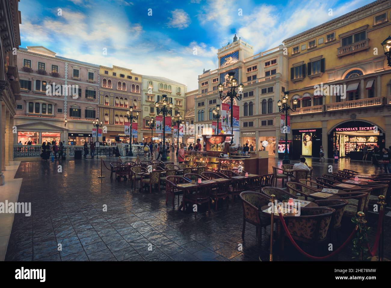 Wunderschöne Aufnahme des Bellagio Casino in Las Vegas Stockfoto