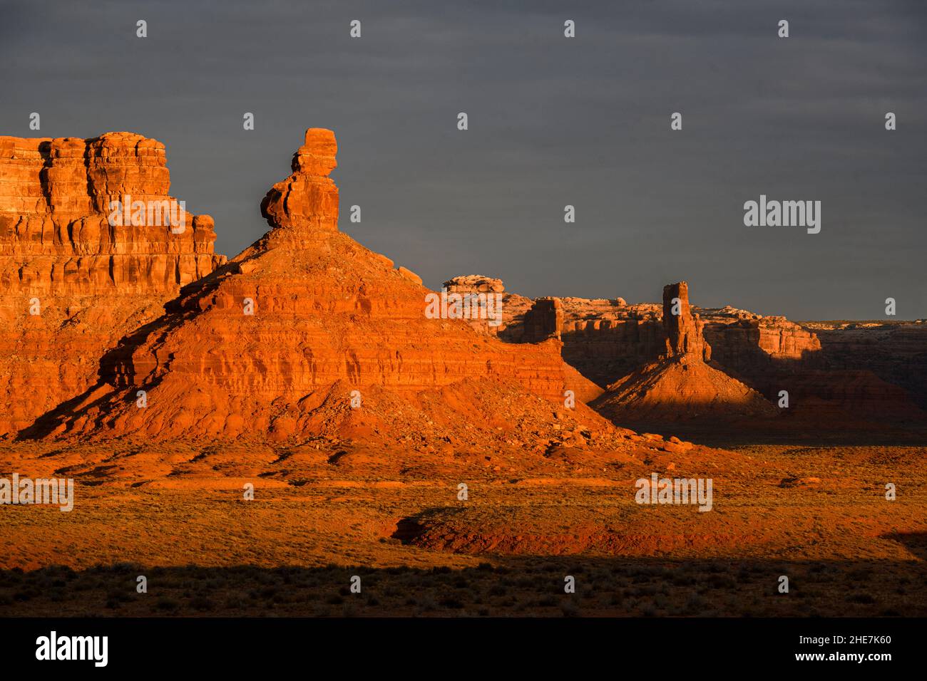 Valley of the Gods, Utah. Stockfoto