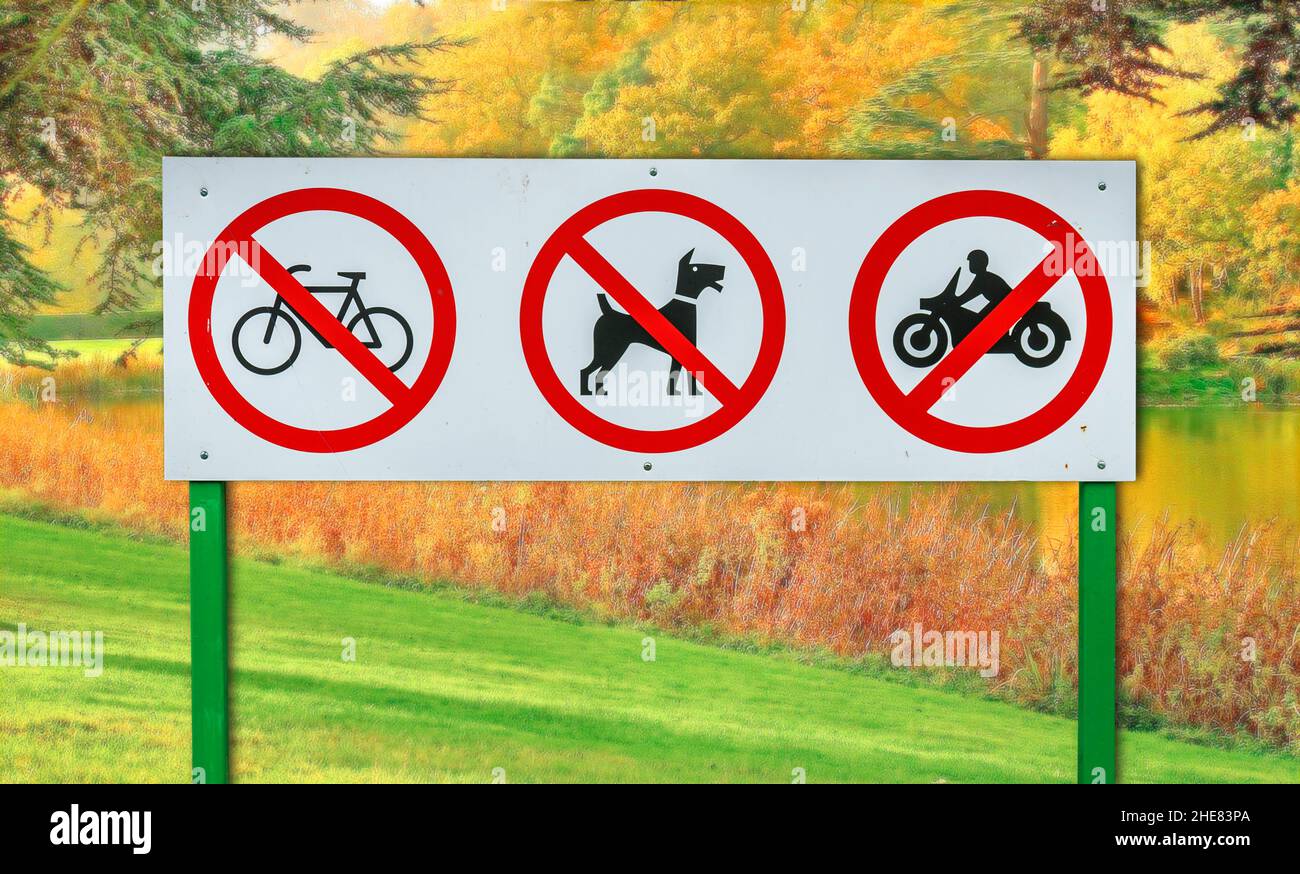 Hund Am Fahrrad Verboten Deutschland