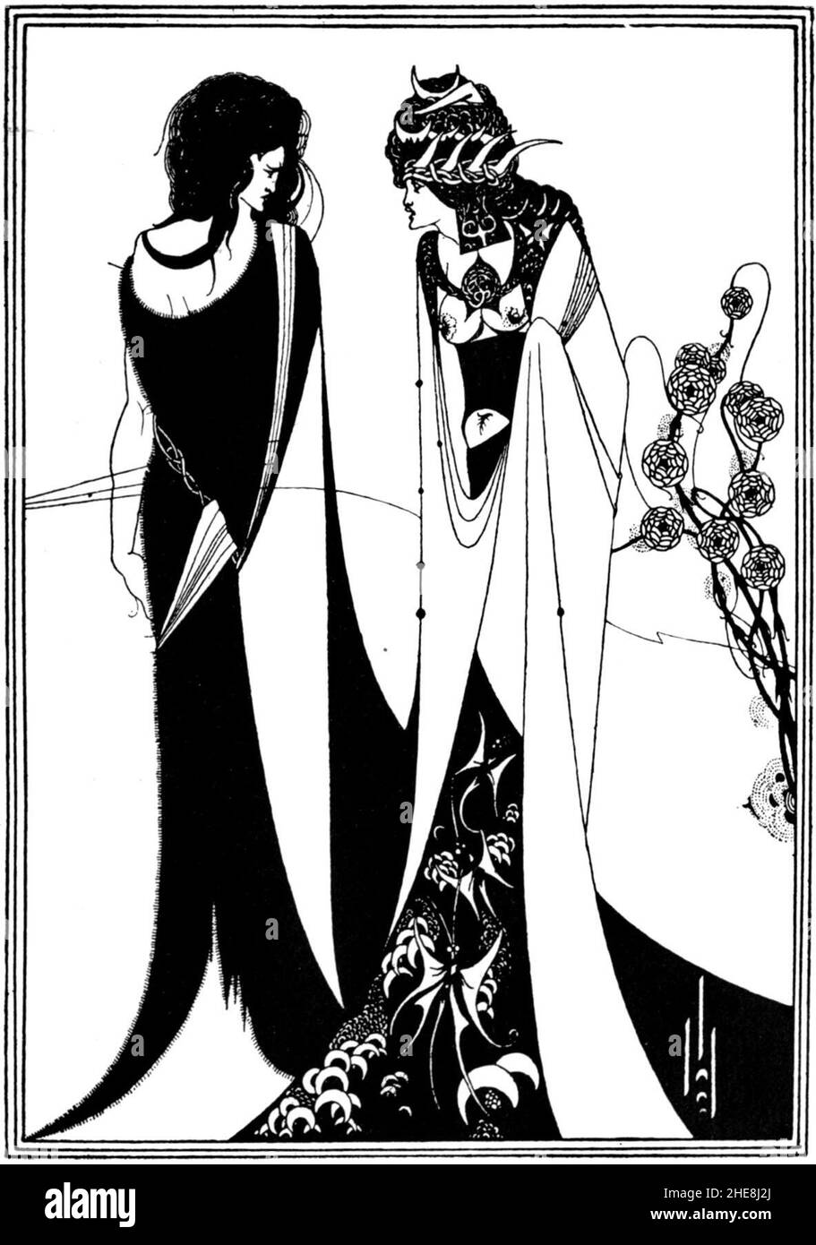 Salomé – eine Tragödie in einem Akt, S. 101. Stockfoto