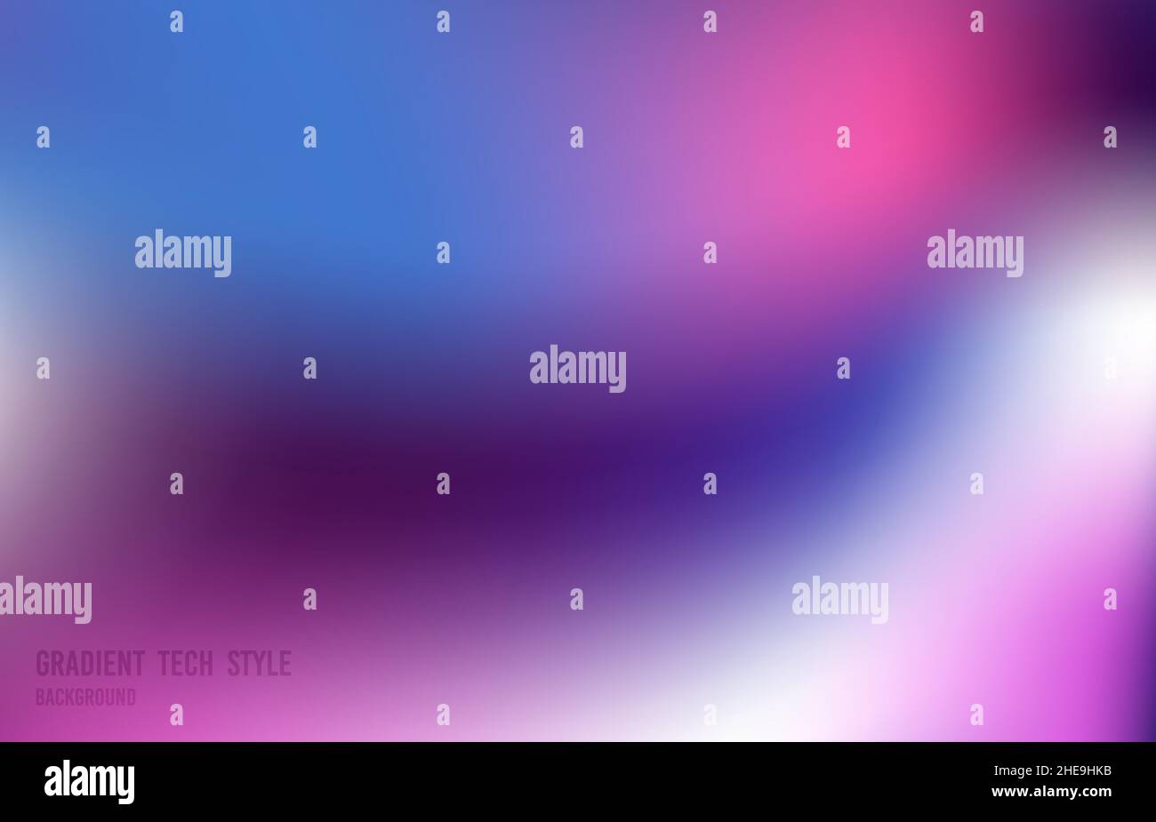 Abstraktes, verlaufendes Netz aus violettem Design im dekorativen Kunststil. Futuristischer Stil der Vorlage Hintergrund. Stock Vektor