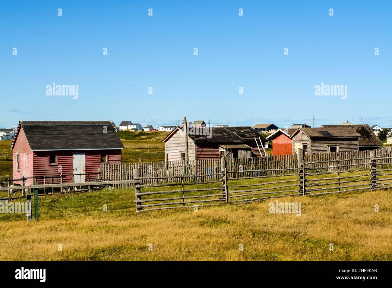 Historisches Bonavista, Bonavista Peninsula, Neufundland, Kanada. Stockfoto