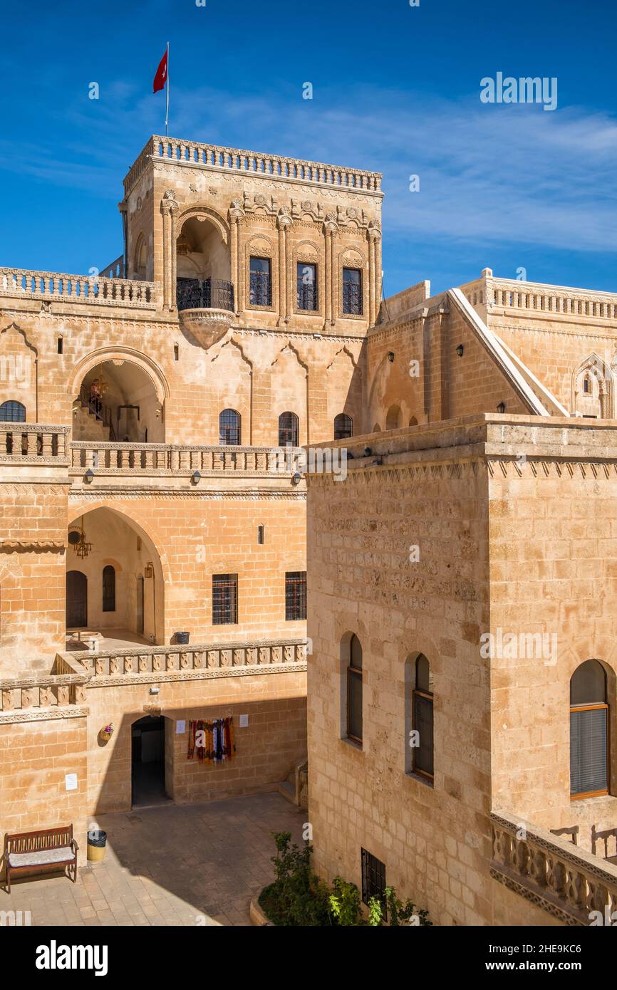 Midyat Guest House in Midyat Stadt, Provinz Mardin, Turke Stockfoto
