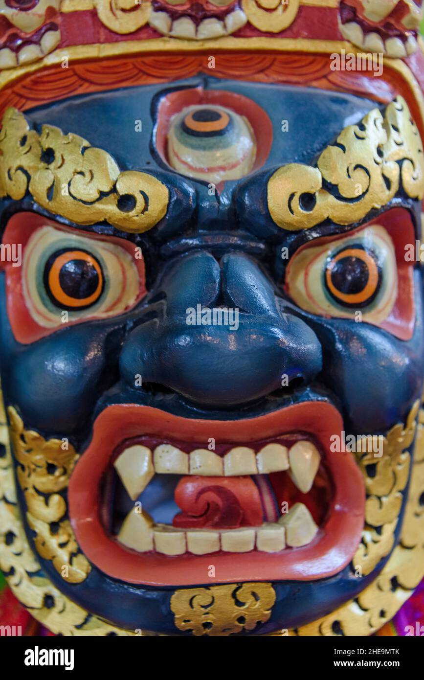 Maske, Thimphu, Bhutan Stockfoto
