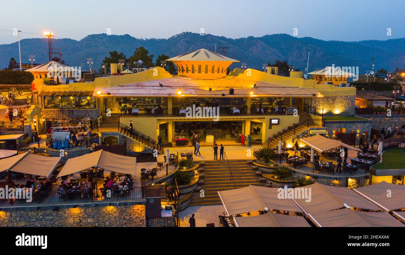 Monal Restaurant Islamabad, Pakistan Stockfoto