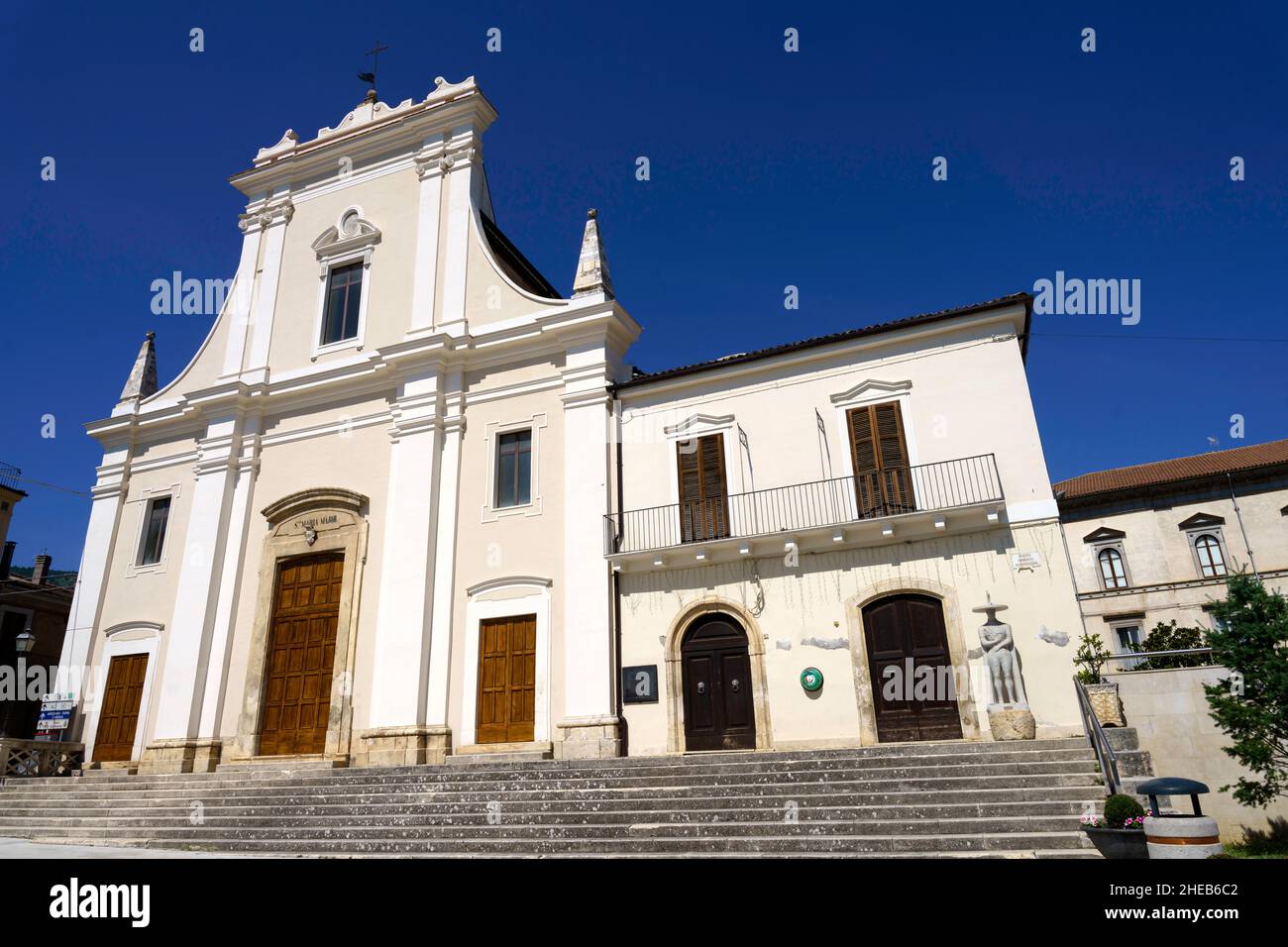 Raiano, historische Stadt im Valle Peligna, Provinz L Aquila, Abruzzen, Italien Stockfoto