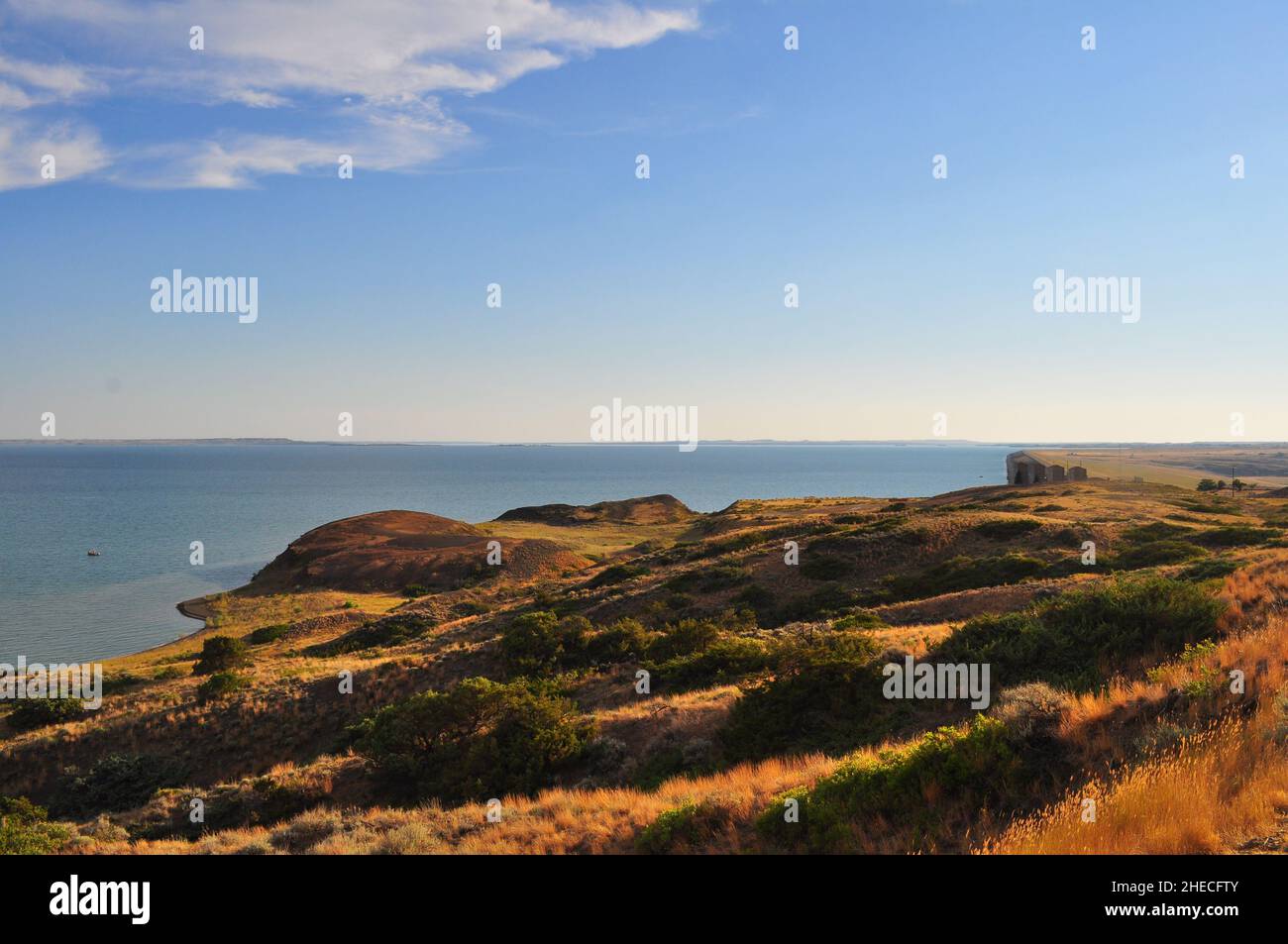 Fort Peck Dam, Montana Stockfoto