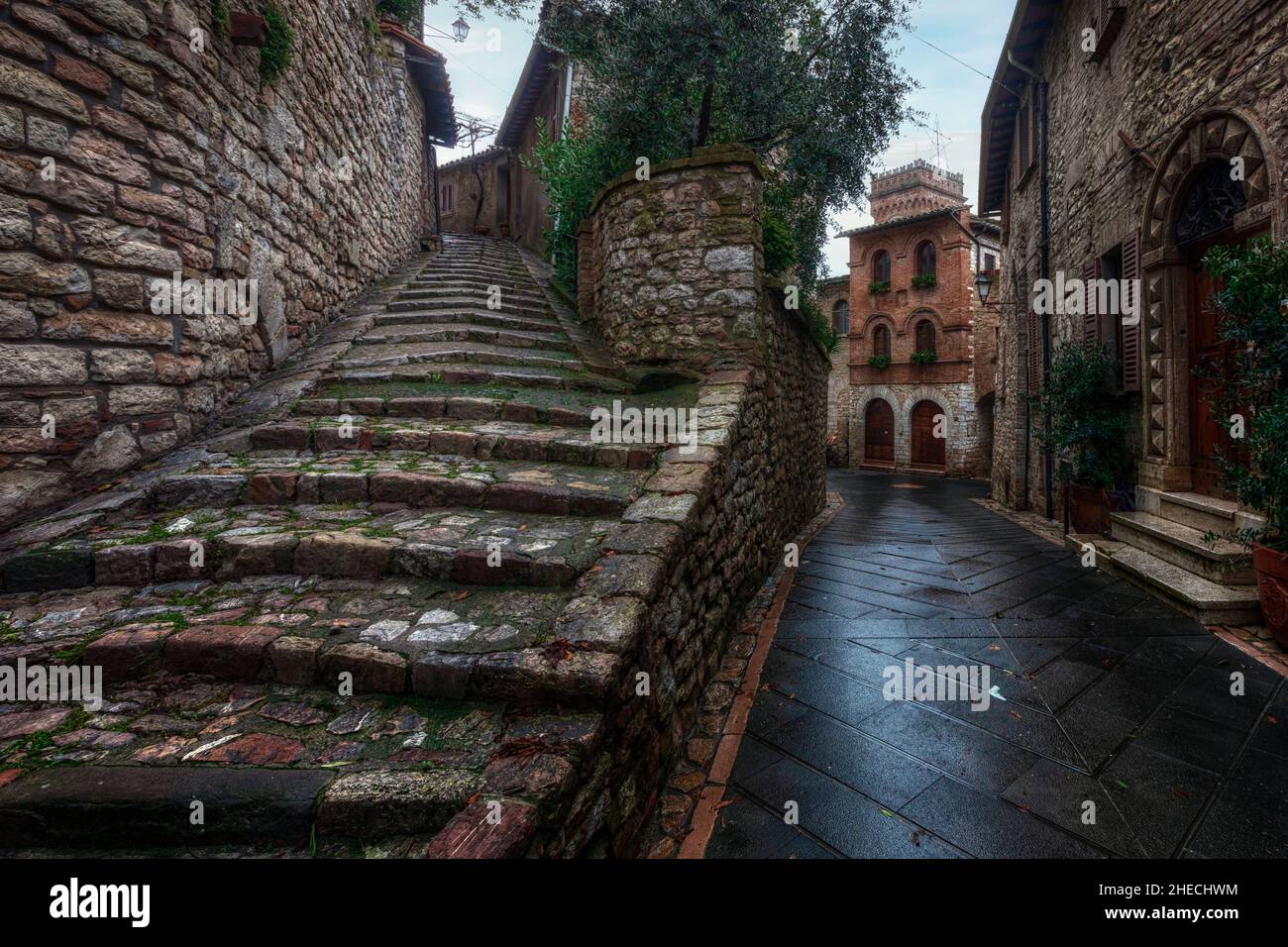Corciano, Perugia, Umbrien, Italien Stockfoto