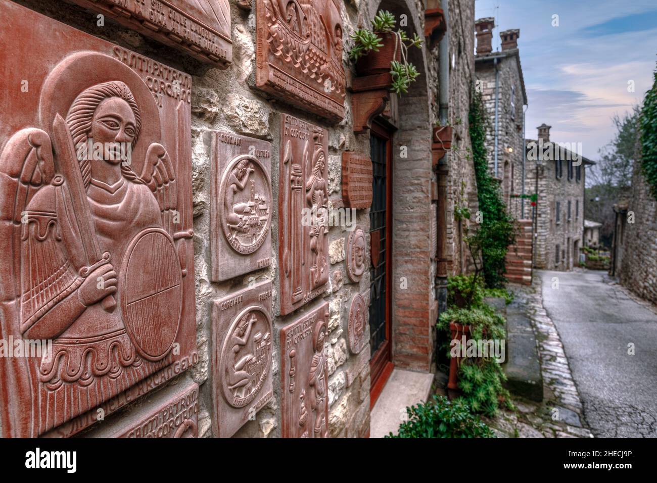 Corciano, Perugia, Umbrien, Italien Stockfoto