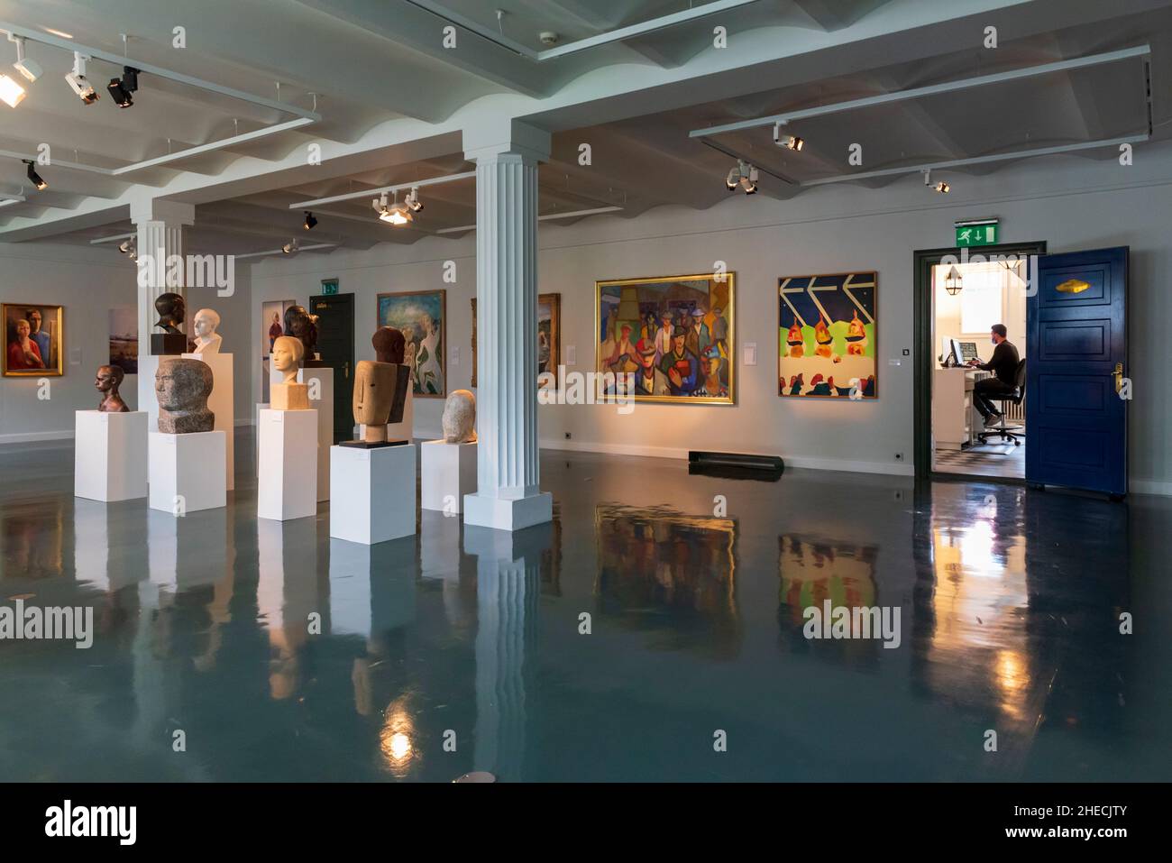 Island, Hauptstadtregion, Reykjavik, Nationalgalerie von Island (Listasafn-Inseln) Stockfoto