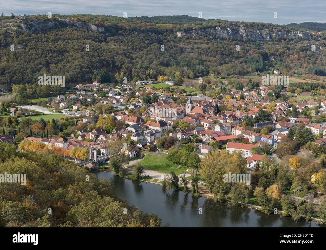 Frankreich, Lot, Cajarc Stockfoto