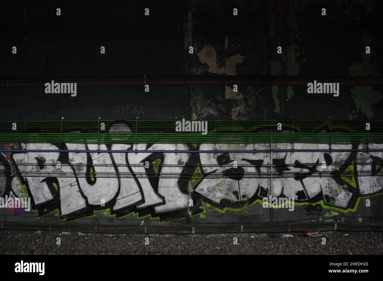 Subway Graffiti Stockfoto