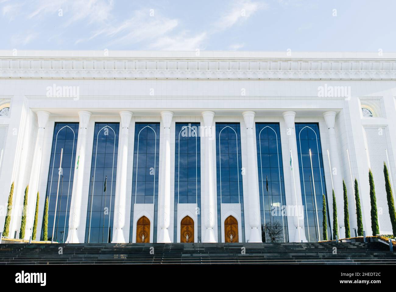 Taschkent, Usbekistan. November 2021. Palast der internationalen Foren Stockfoto