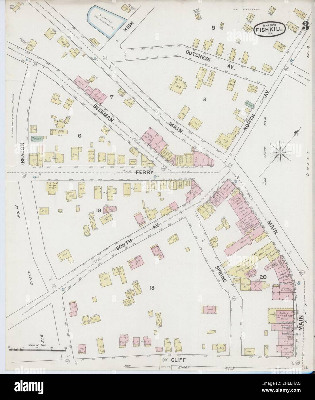 Mappa di fishkill new york Fotos und Bildmaterial in hoher Auflösung