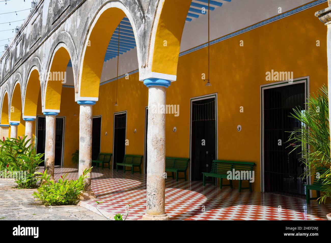Hacienda Yaxcopoil, Yucatan, Mexiko Stockfoto