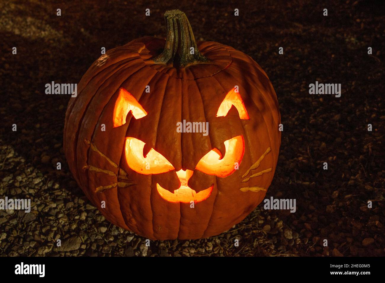 Halloween Jack o' Lantern Stockfoto