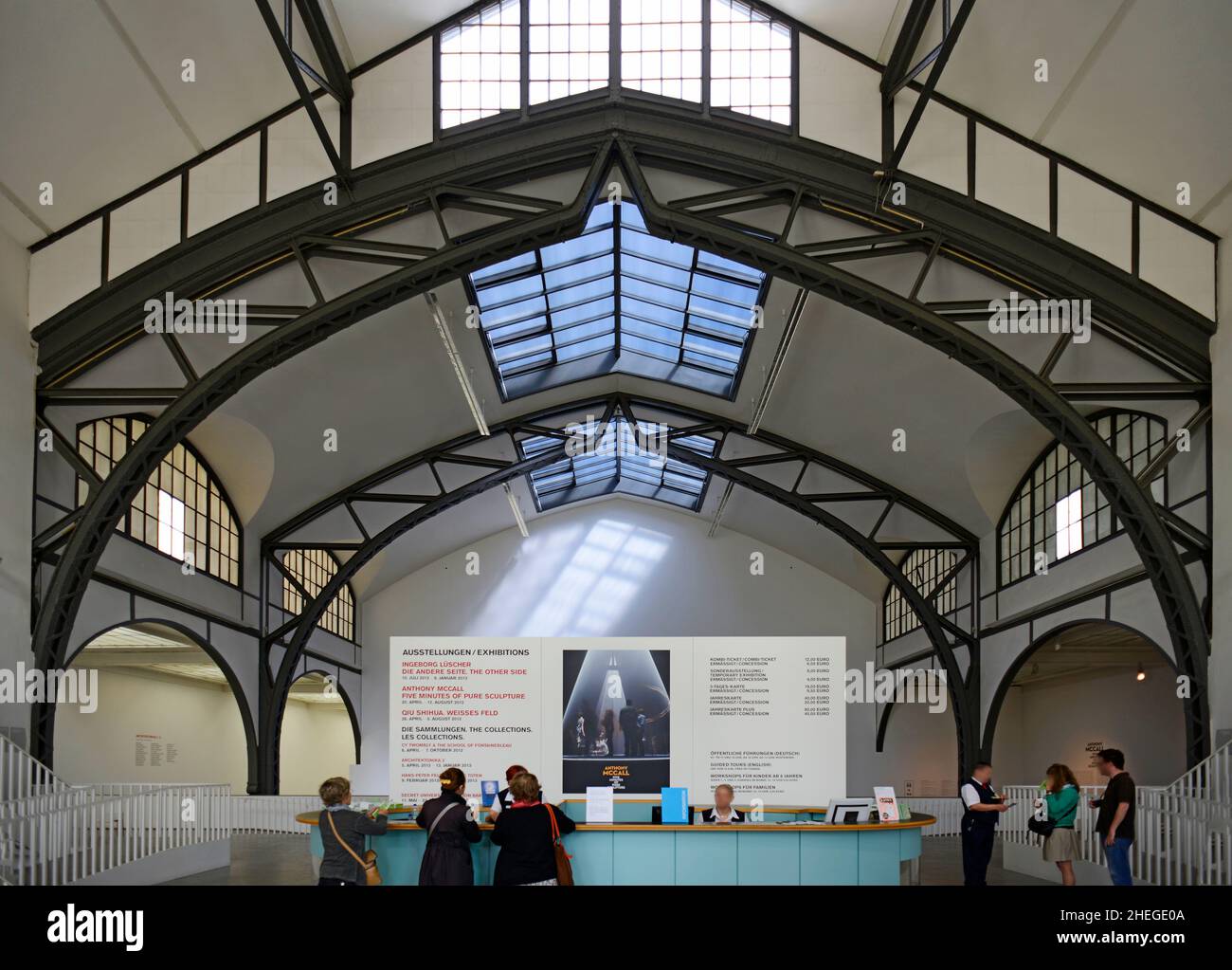 DEUTSCHLAND, BERLIN, MOABIT, HAMBURGER BAHNHOF - MUSEUM FÜR GEGENWART Stockfoto