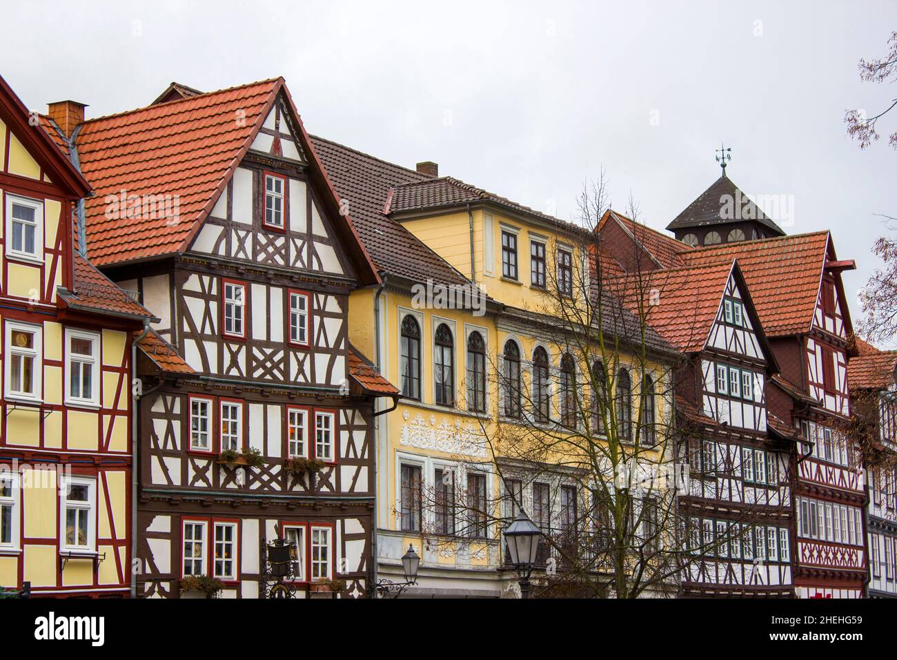 Die Stadt Bad Sooden-Allendorf im Werra-Tal in Deutschland, Hessen Stockfoto