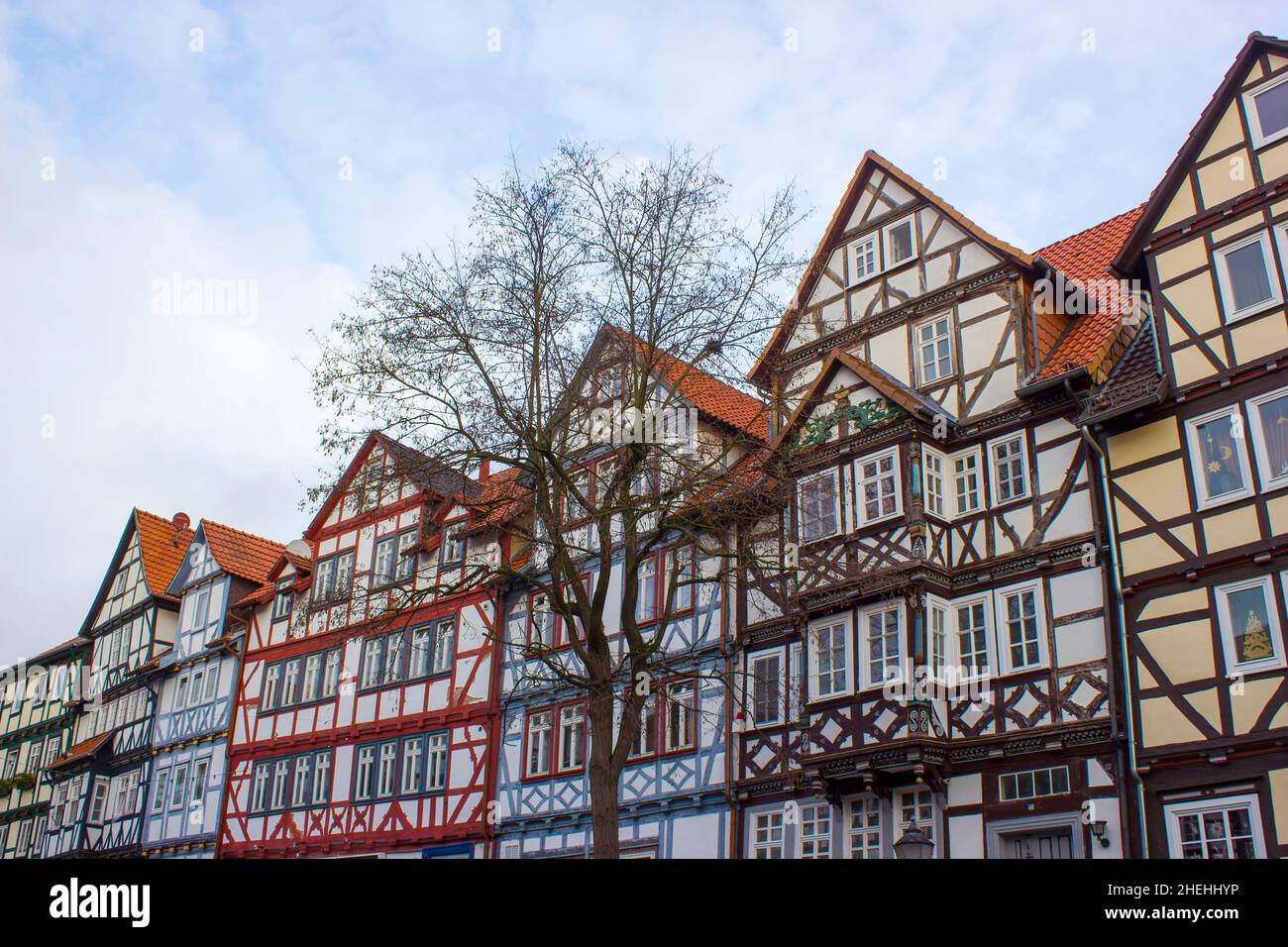 Die Stadt Bad Sooden Allendorf im Werra-Tal in Deutschland, Hessen Stockfoto