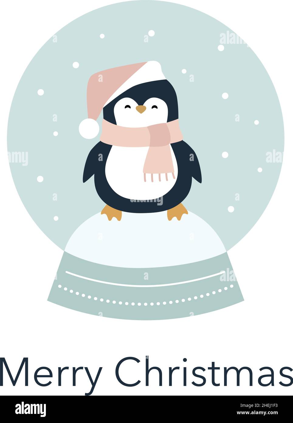 Vektor-Illustration von Cartoon Pinguin-Symbol auf weißem Hintergrund. Stock Vektor