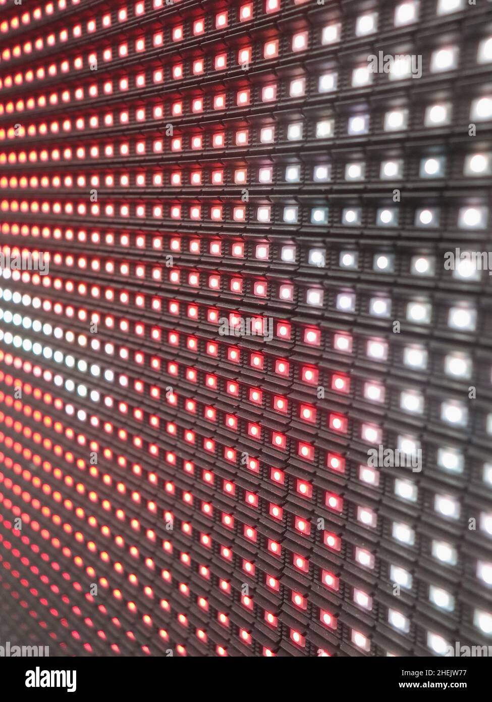 RGB-LED-Bildschirm Panel Textur Stockfoto