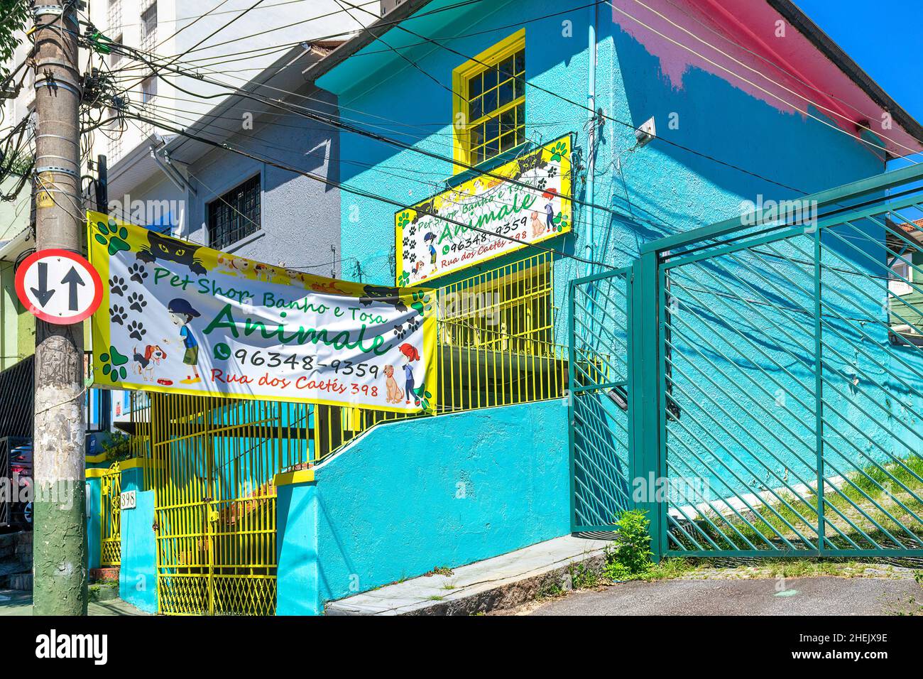 Sumare Bezirk in Sao Paulo Stadt, Brasilien Stockfoto